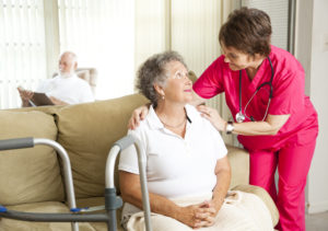 couple in nursing home