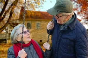 happy elderly couple